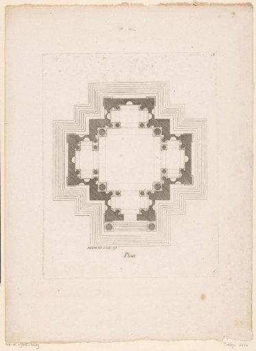 Plan of a mausoleum