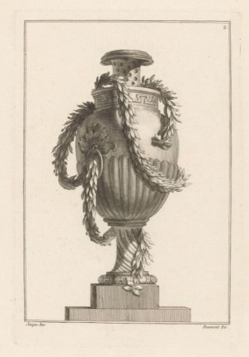 Vase with vines