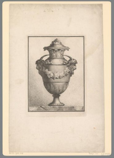 Vase with goat heads