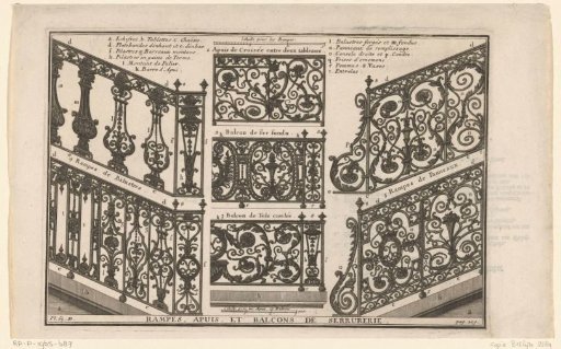 Stair and balcony railings