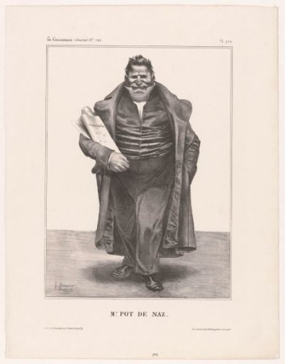 Caricature of Joseph de Podenas