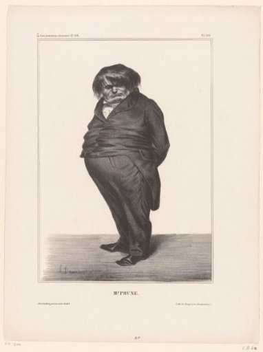 Caricature of Victor Prunelle