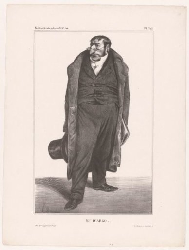 Caricature of Minister Antoine Maurice Apollinaire d'Argout