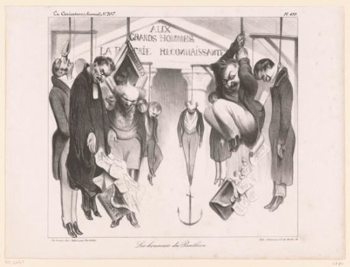 Caricature of the government leaders