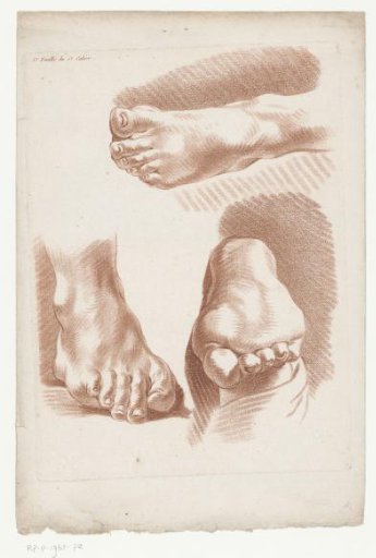 Three Feet in Various Positions