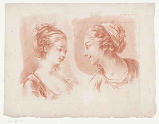 Two Female Heads