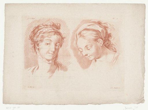Two Female Heads