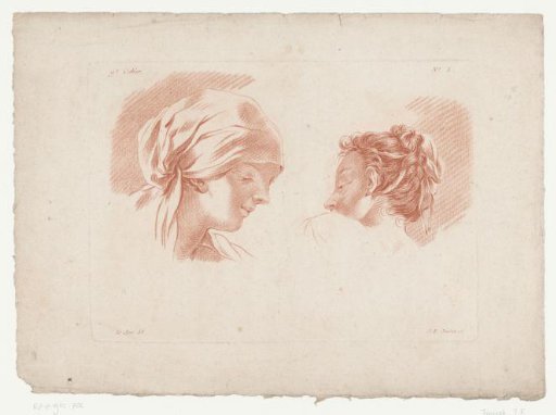 Two Female Heads