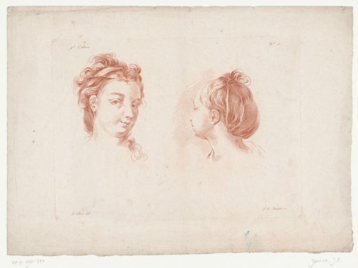 Two Female Heads