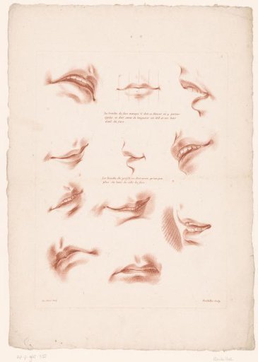 Eleven Mouths in Various Expressions