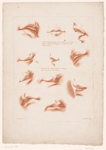Eleven Mouths in Various Expressions