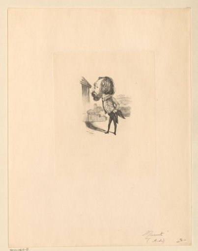 Portrait of Alfred de Musset