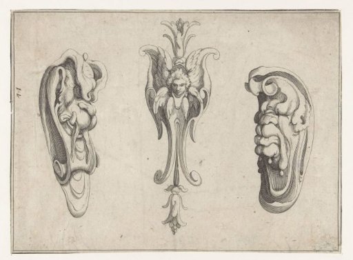 Ornament with a Cherub