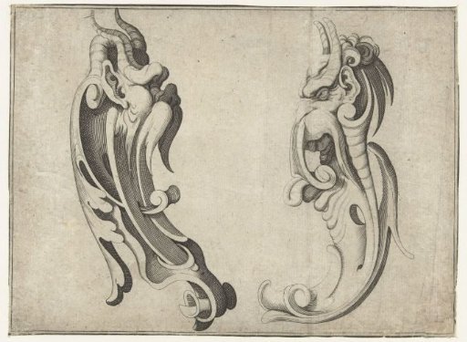 Two Ornaments with a Profile Mask
