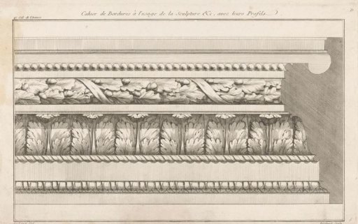 Frame with oak leaves and acanthus leaves