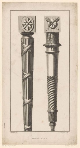Two furniture legs