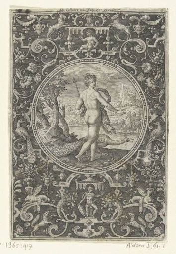 Medallion with Juno and a peacock
