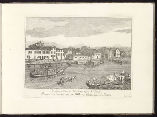 Exit of the harbor of S. Bruson