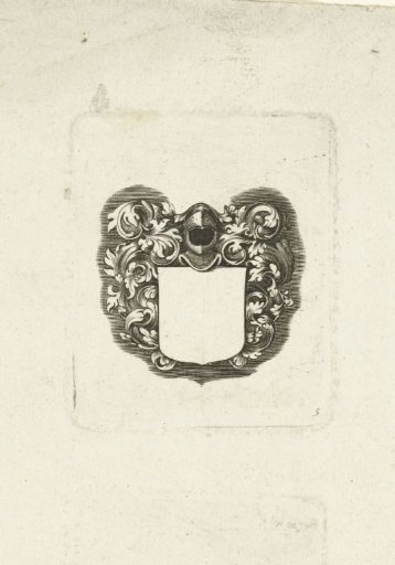 Coat of arms with an empty field