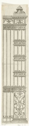 Gateway with corner pilaster