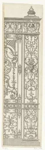 Gateway with corner pilaster