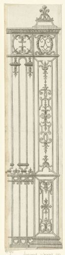 Gateway with corner pilaster