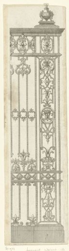 Gateway with corner pilaster