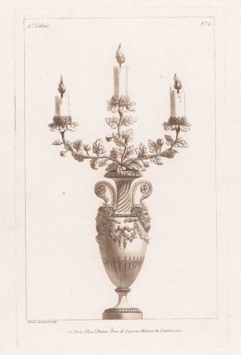 Girandole with satyr heads