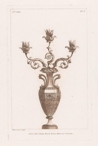 Girandole with flowers