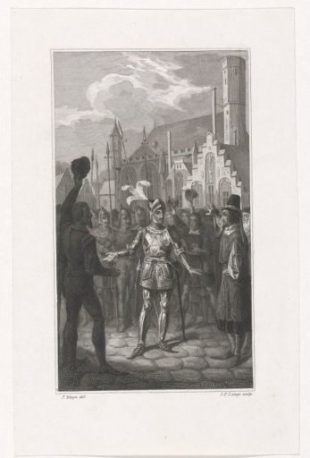 Knight Acclaimed by Figures
