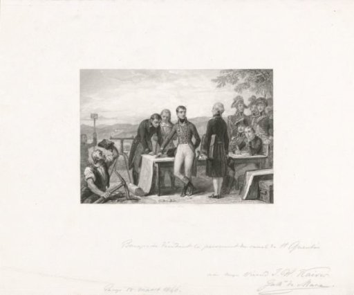 Napoleon decides on the breakthrough of the Canal de Saint-Quentin