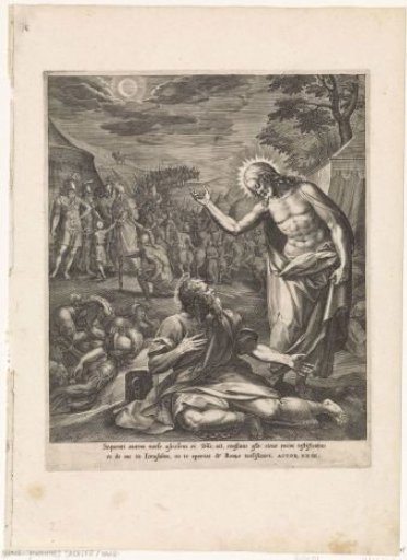 Christ Appears to Paul in the Camp