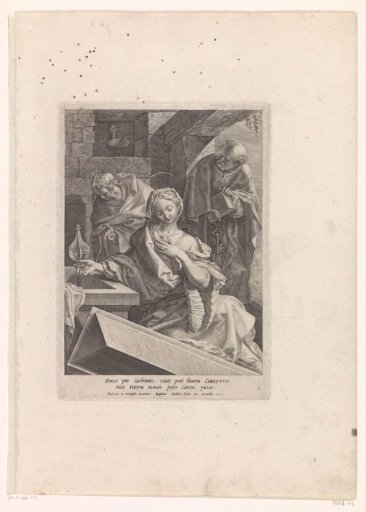 Mary Magdalene and the Apostles Peter and John the Evangelist at the Empty Tomb