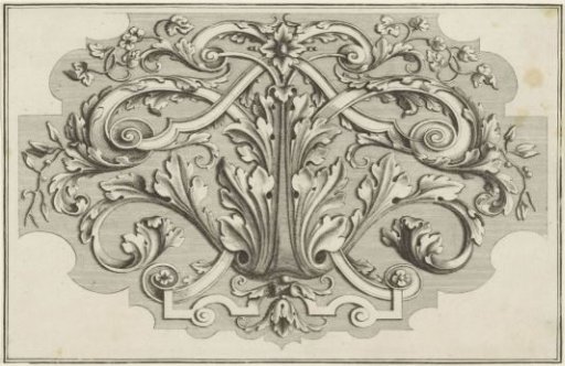Arabesques with acanthus leaves