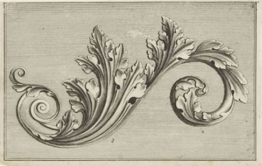 Stylized acanthus leaf