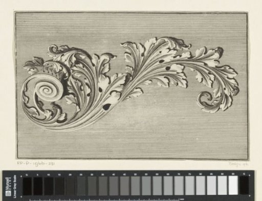 Stylized acanthus leaf