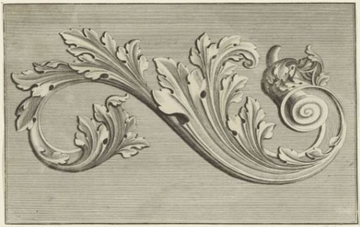 Stylized acanthus leaf