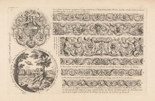 Six friezes and two round representations