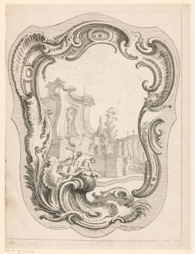 Fountain with a male figure