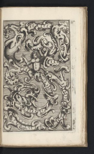Ornamental design in the rococo style