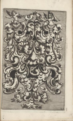 Mask with open mouth and dragon