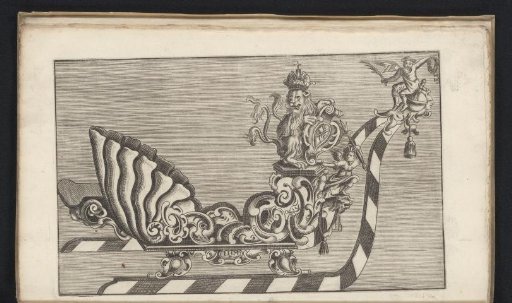 Sleigh with a lion