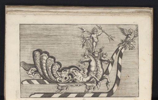 Sleigh with Neptune on hippocamps