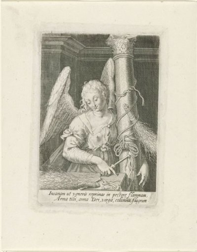 Angel with the Column, the Rod and the Whip