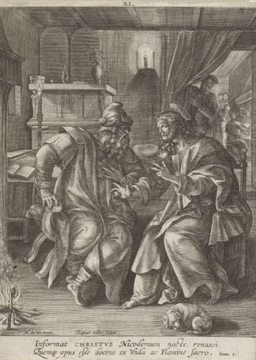 Conversation between Christ and Nicodemus