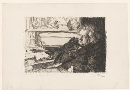 Portrait of Ernest Renan