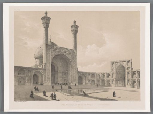 Courtyard of the Friday Mosque of Isfahan
