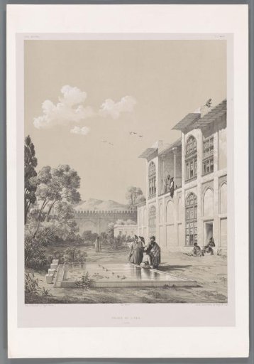 View in the garden of the Arg of Karim Khan