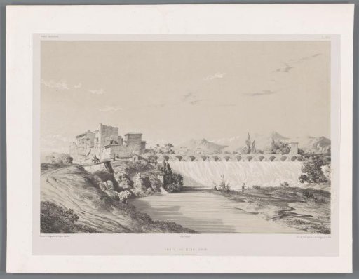 Waterfall of Band Amir on the plain of Persepolis
