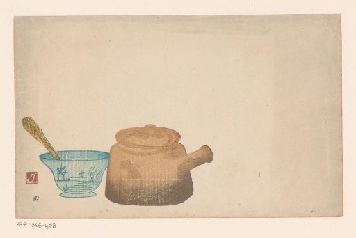 Still life with Japanese porcelain